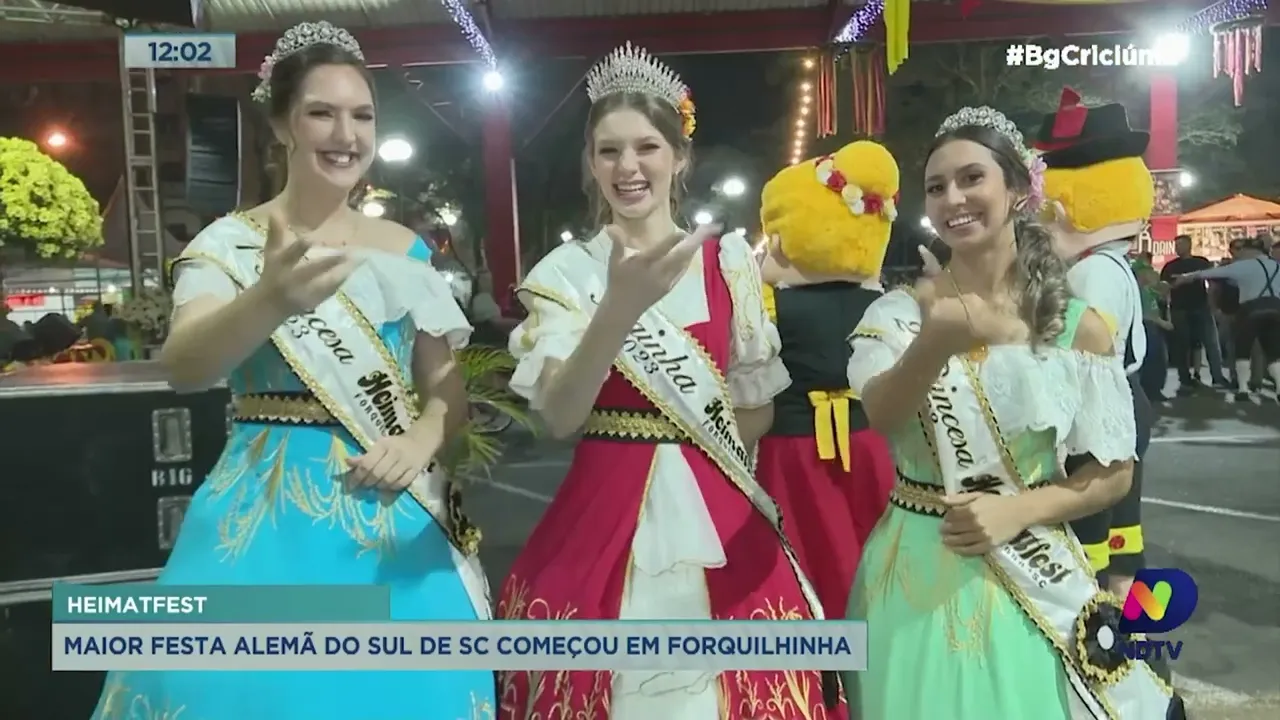 HeimatFest inicia oficialmente em Forquilhinha