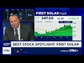 Josh Brown s best stocks in the market First Solar