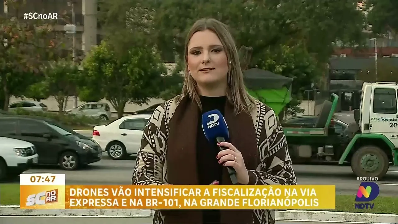 Drones da Polícia Rodoviária Federal vão intensificar fiscalização na via expressa e na BR-101