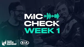 Kia #LEC Mic Check: Week 1 (Spring 2020)