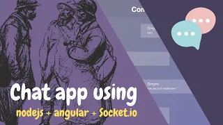 Easy Real time Chat App using Angular Node and Socket io
