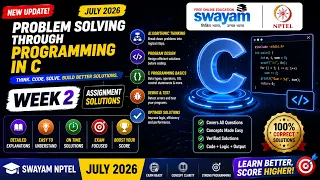 Problem Solving through Programming in C Week 2 Assignment Answers 2026 NPTEL July 2026 100