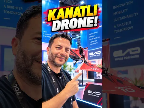 Kartal gibi uçan kanatlı drone!