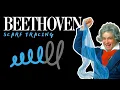 Beethoven Symphony No 5 SCARF TRACING Musicogram