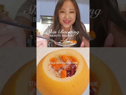 My skin + immunity booster beauty dessert for fall 🍐