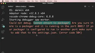 React Native Fundamentals - Debugging in VSCode By Mosh Hamedani
