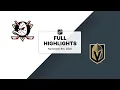 Lagu NHL Highlights | Ducks vs. Golden Knights | November 08, 2025