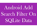 Apply Search File on SQLite Data in Android