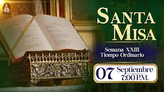 Santa Misa en Caballeros de la Virgen, 07 de septiembre de 2026⚜️ 7:00 p.m
