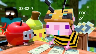 "Secret Lesson" from My Best Friend After School😁👍[Minecraft original animation compilation]