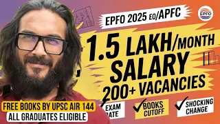 TARGET EPFO 2025 | Exam date _ BOOKS _ New Changes _ Salary _ Free PDF