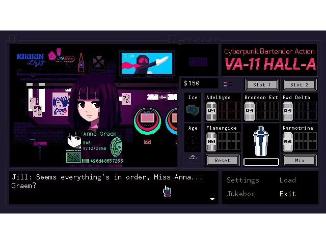 Cyberpunk Bartender Action: VA-11 Hall-A Final Trailer