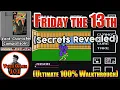 Friday the 13th NES Walkthrough 100 Guide Games 101
