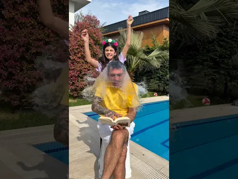 We cooled my father down while reading a book. ❤️ comedy 🍭💕🤣🌈