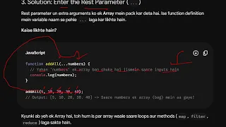 Master Rest Parameters in JavaScript