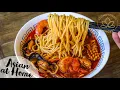 The BEST Jjamppong Korean Seafood Noodle Soup