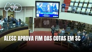 Alesc aprova projeto que proíbe cotas em universidades de SC