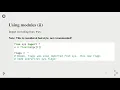 Modules Packages and Numpy Part