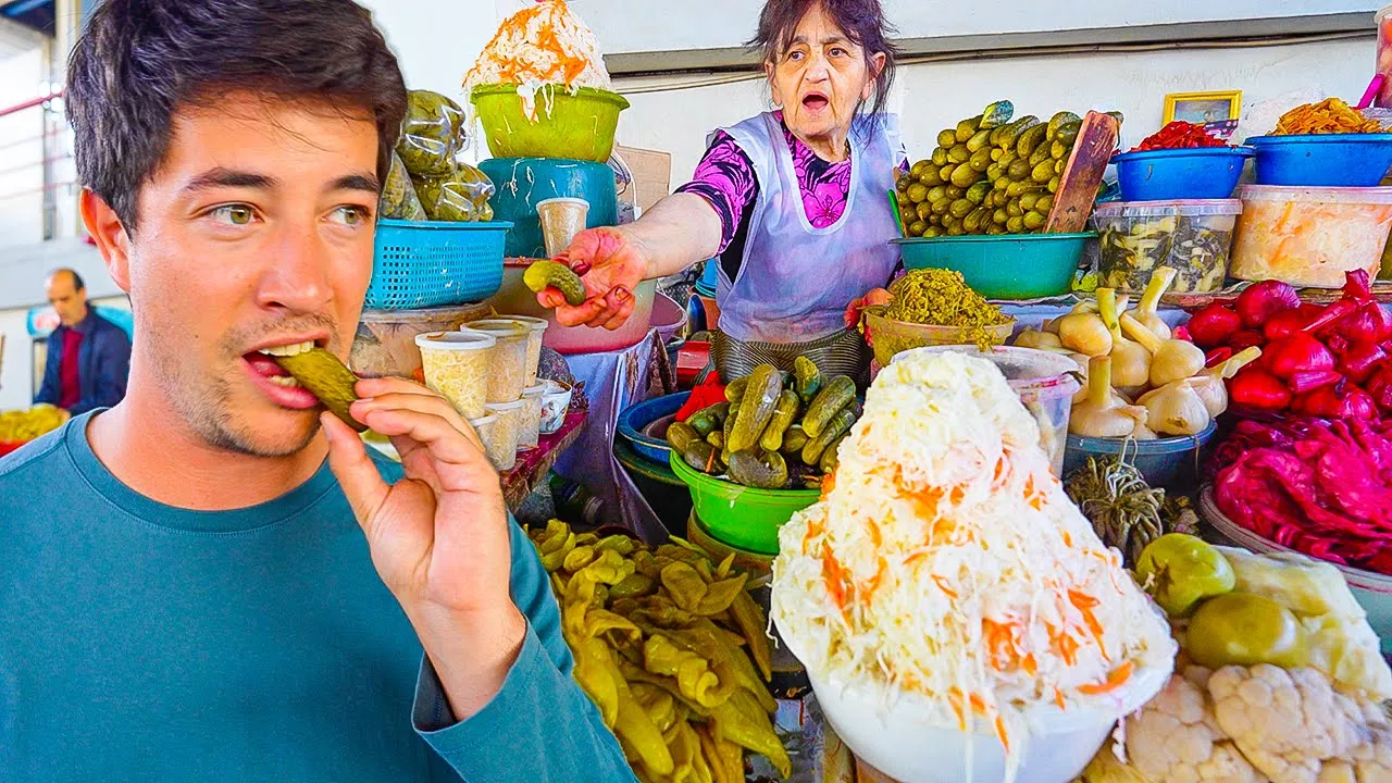 24 Hours of ARMENIAN STREET FOOD in Yerevan  CRAZY Market & Food Tour in Armenia!!