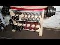 Wooden Dumbbell Rack DIY Workout Equipment