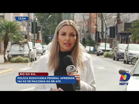 Rio do Sul: Polícia Rodoviária Federal apreende 144 KG de maconha na BR-470