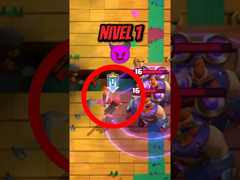 BANDIDA LÍDER NIVEL 1 vs GIGANTE ELÉCTRICO NIVEL 16 ☠️ #clashroyale