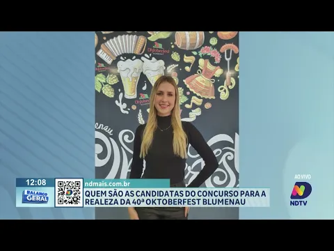 Quem são as candidatas do concurso para a realeza da 40ª Oktoberfest Blumenau