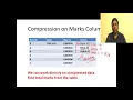 Data Compression Techniques - Run Length Bitmap Dictionary Encoding NoSQL