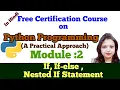 PY12 Python Programming Conditional Statement if statement if-else statement Nested if statement