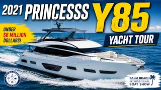 Inside a $6 Million Princess Y85 Yacht! | Boating Journey