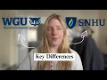 WGU vs SNHU Key Differences in Online Degree Structure Cost and Learning Style