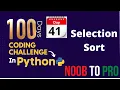 Day 41 100 Days Coding Challenge in Python
