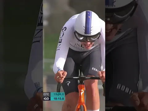 Download MP3 ⛈️ Bad weather..? No problem for Josh Tarling 🔥  #cycling #cyclinglife #timetrial