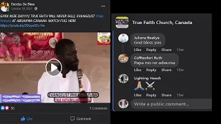 magya ei gye me o nni me b ne akyi oo thank all social medium followers and your comments