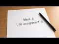 Week 6 Lab assignment 5 Mad1 lab assignment 5 IITM
