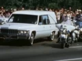 Elvis Funeral Long black limousine
