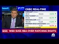 Warner Bros Discovery sues NBA over matching rights