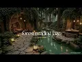 Download Lagu Soft Jazz in a Secret Forest Corner | Calming Jazz in Cozy Forest Library for Reading, Working