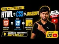 HTML vs CSS vs JavaScript Explained in Telugu Web Development Basics HTML Mastery Series EP 02
