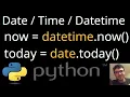Date Time Datetime and Timedelta Python beginner Tutorial
