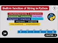 Built-in Functions in Python -34 HINDI