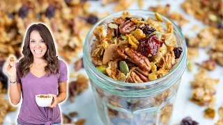 Healthy Homemade Granola with a Tip for Big Clusters