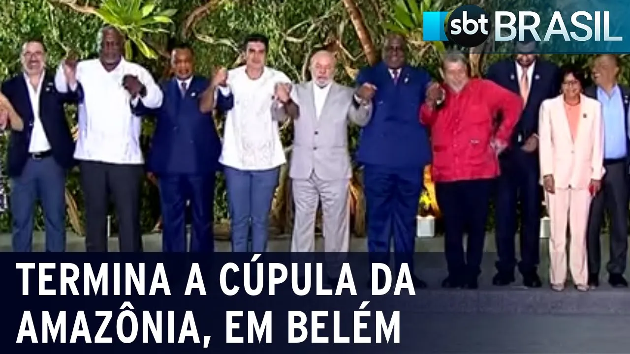 Termina a Cúpula da Amazônia, em Belém | SBT Brasil (09/08/23)