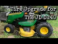 John Deere D140 Gets Tire Upgrade