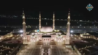 أول أذان ي رفع من مسجد الفتاح العليم بالعاصمة الإدارية الجديدة بصوت مصطفى عاطف 