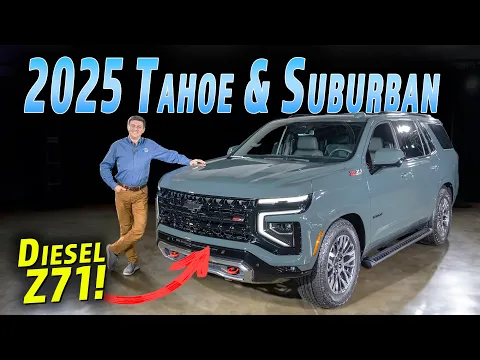 The 2025 Chevrolet Tahoe & Suburban Get Big Screens And New Interiors