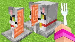 ¡Minecraft PERO Puedo COMER CUALQUIER COSA!