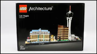 Lego Architecture 21047 Las Vegas Speed Build