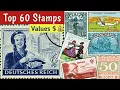 Rare Elusive Stamps From Germany To Czechoslovakia 60 Plus World Valuable Stamp Cluster