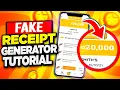 How to Make Fake Receipts in Fetch Rewards FAST POINTS GLITCH